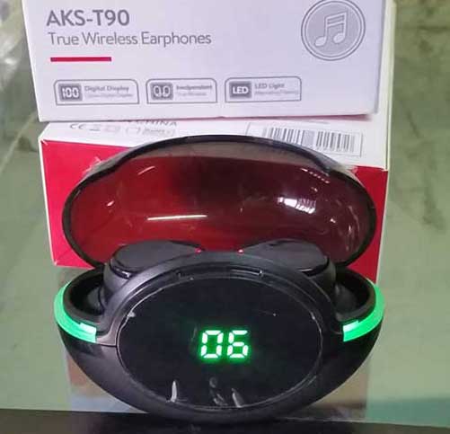 Ecouteurs sans fil AKS T190 Bluetooth