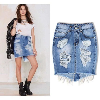 Jupe jean 1